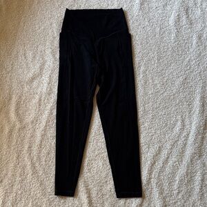 Aerie Black High-Waisted Crosover Leggings